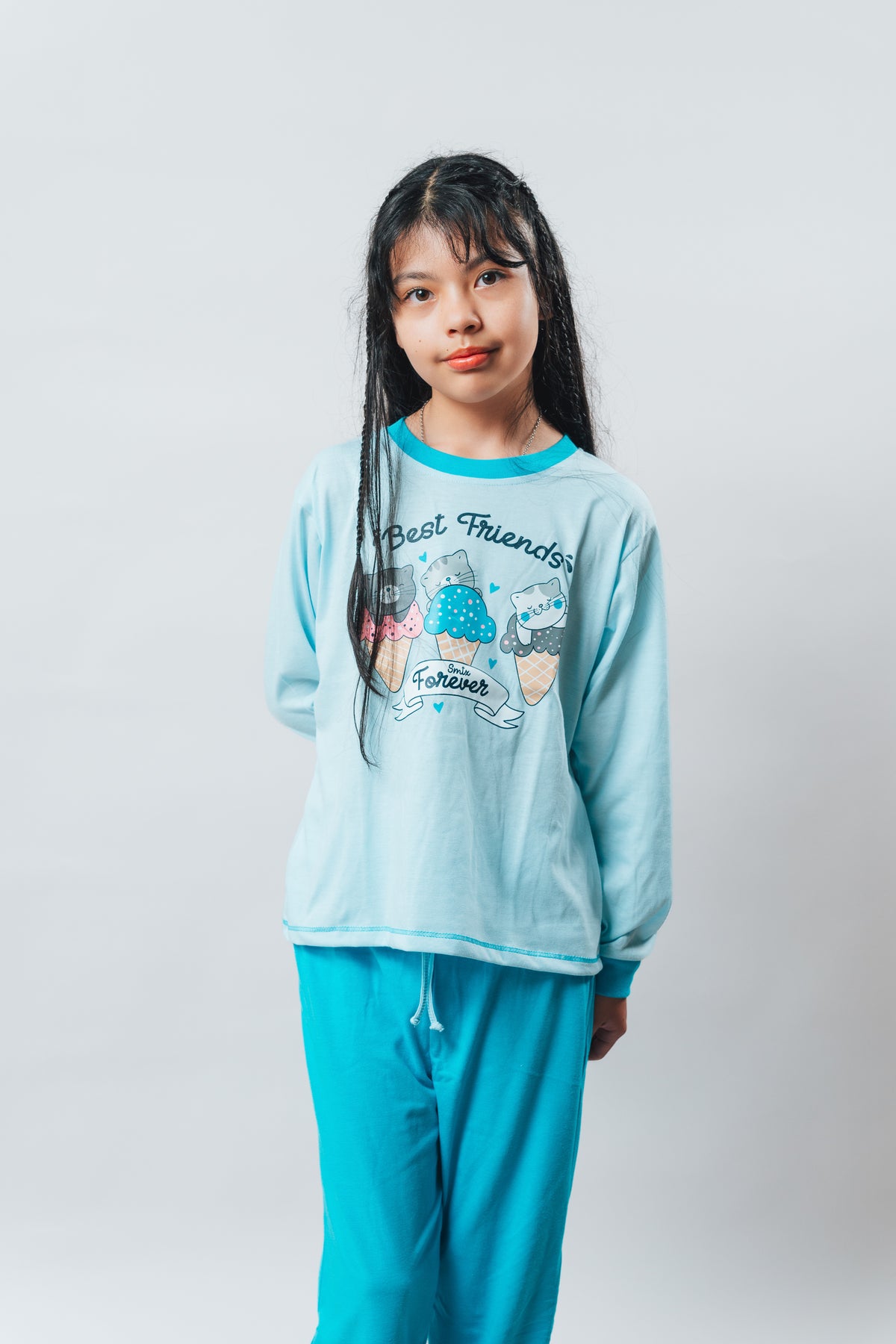 Pijama Manga Larga Estampada