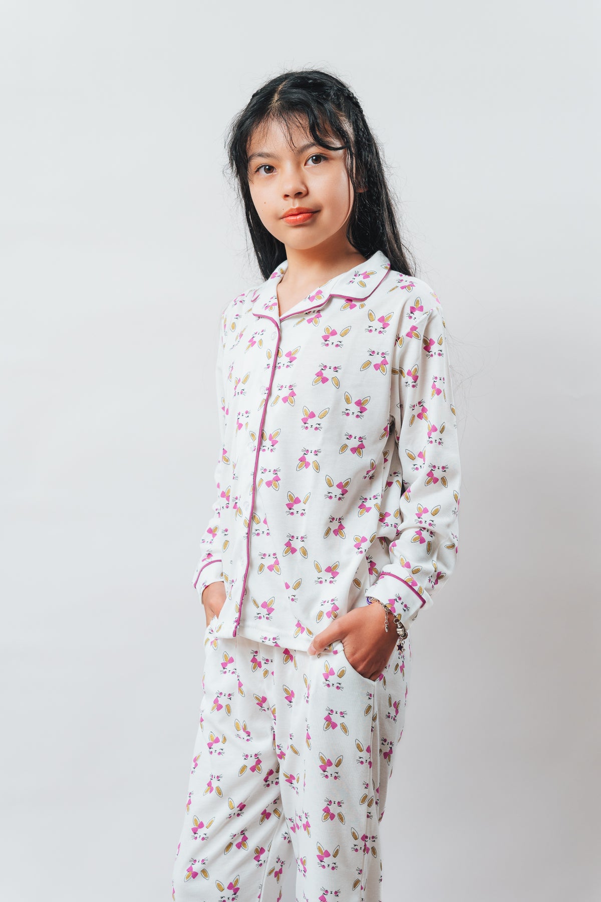 Pijama Abierta Estampada