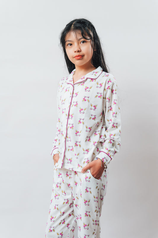Pijama Abierta Estampada