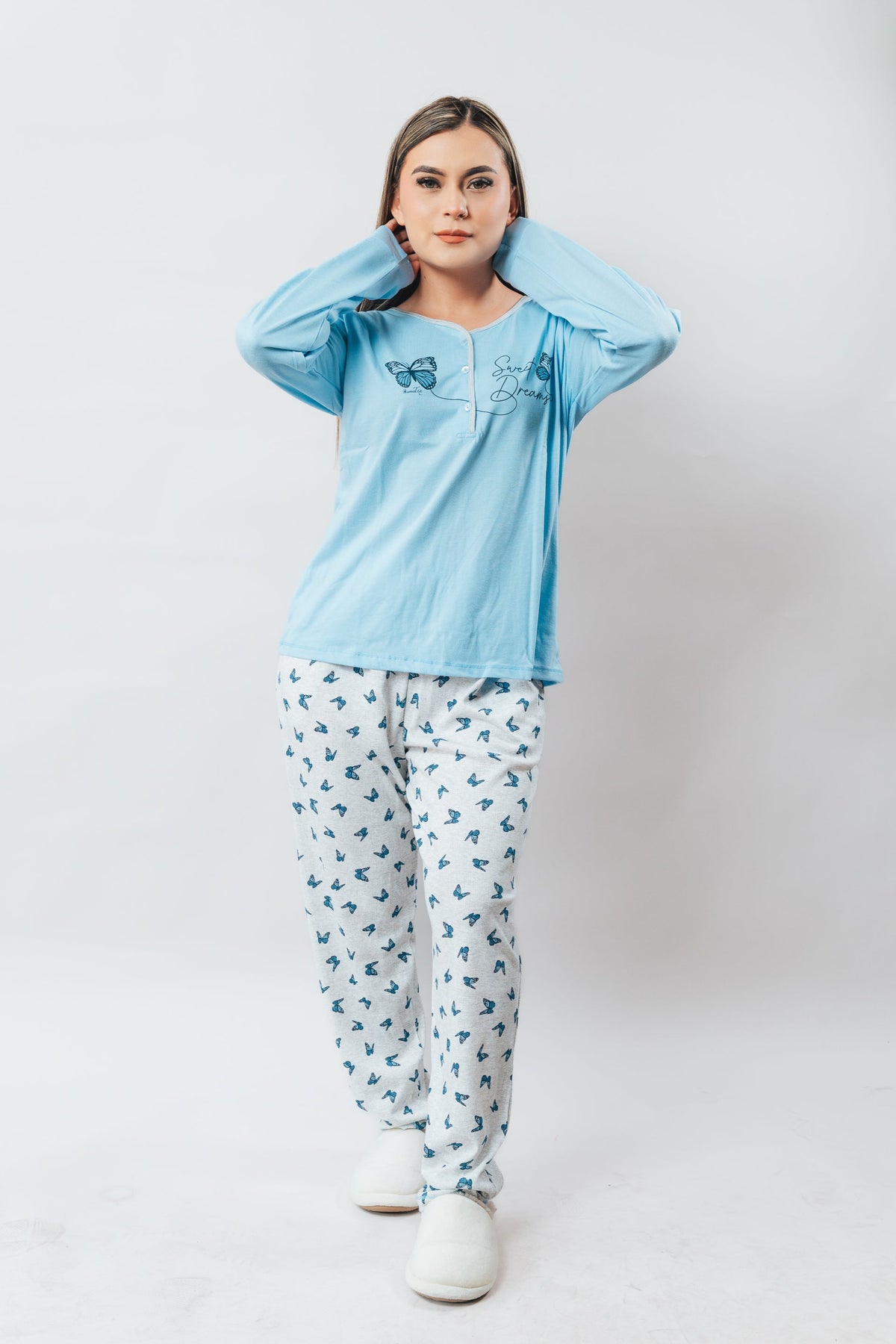 Pijama Estampada Mariposas