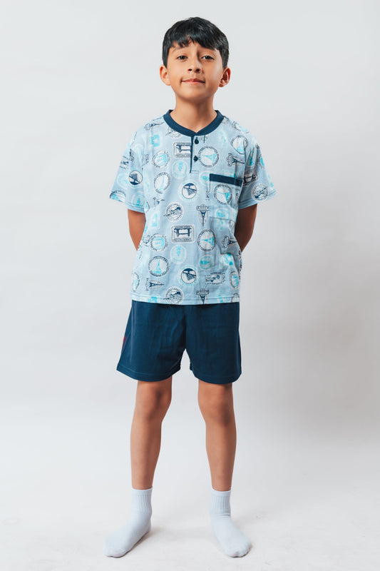 Pijama Manga Corta y Short