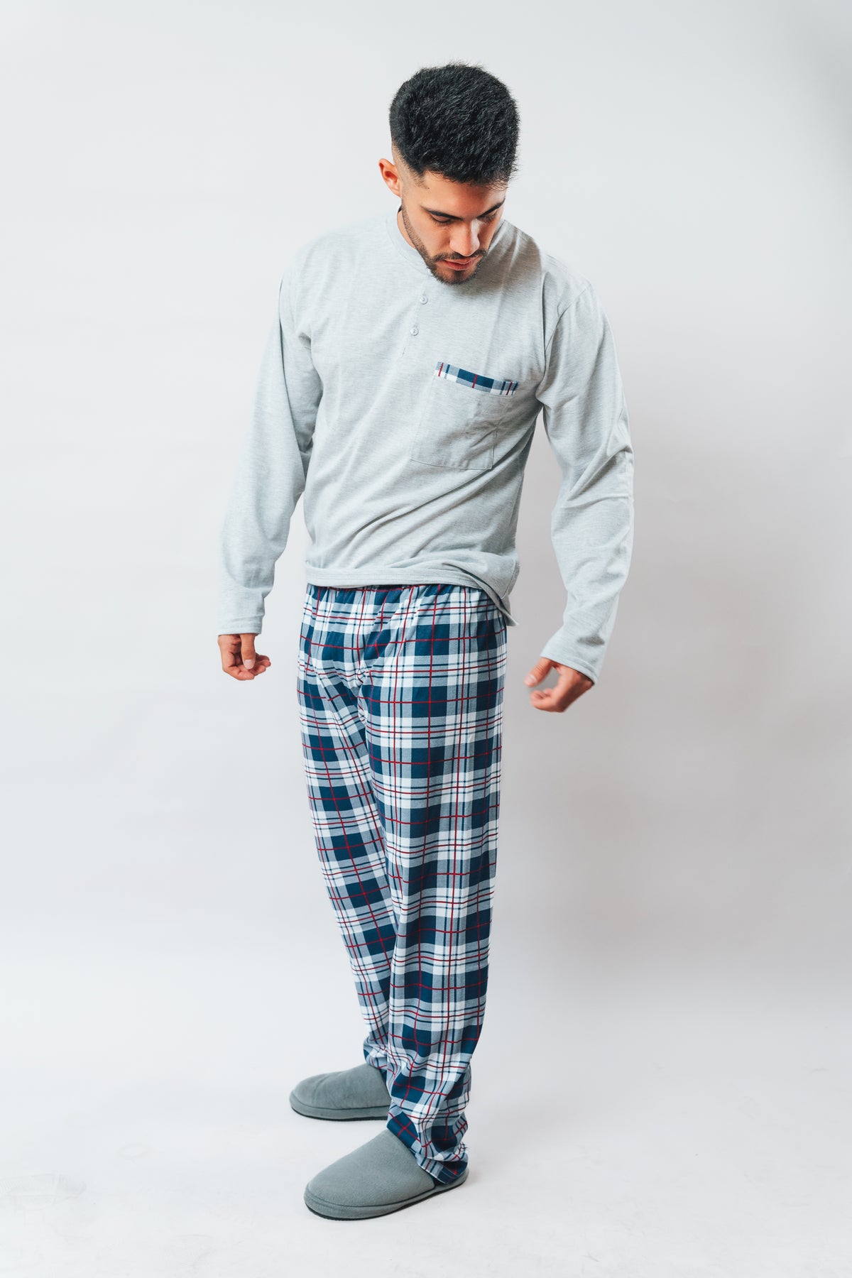 Pijama Pantalón a Cuadros Hombre