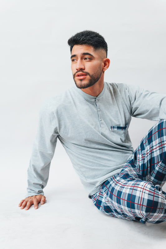Pijama Pantalón a Cuadros Hombre