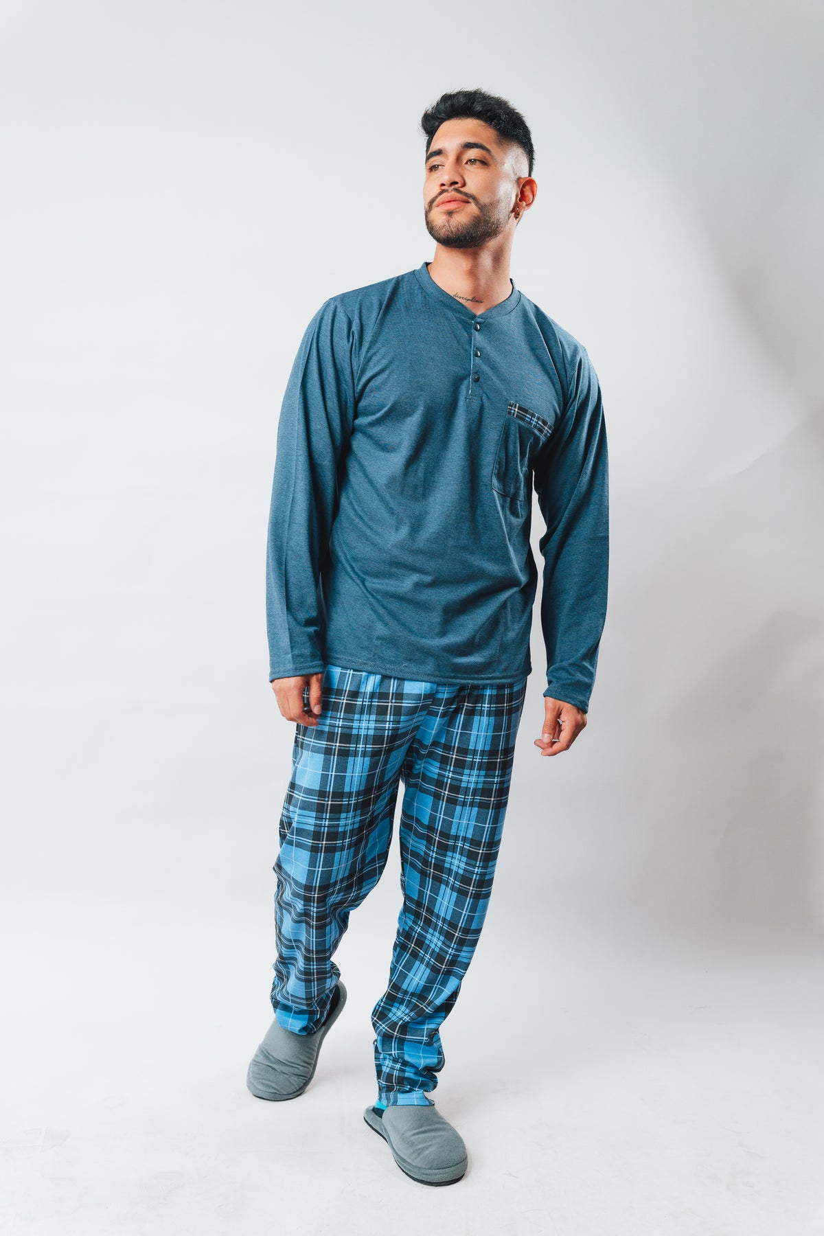 Pijama Pantalón a Cuadros Hombre