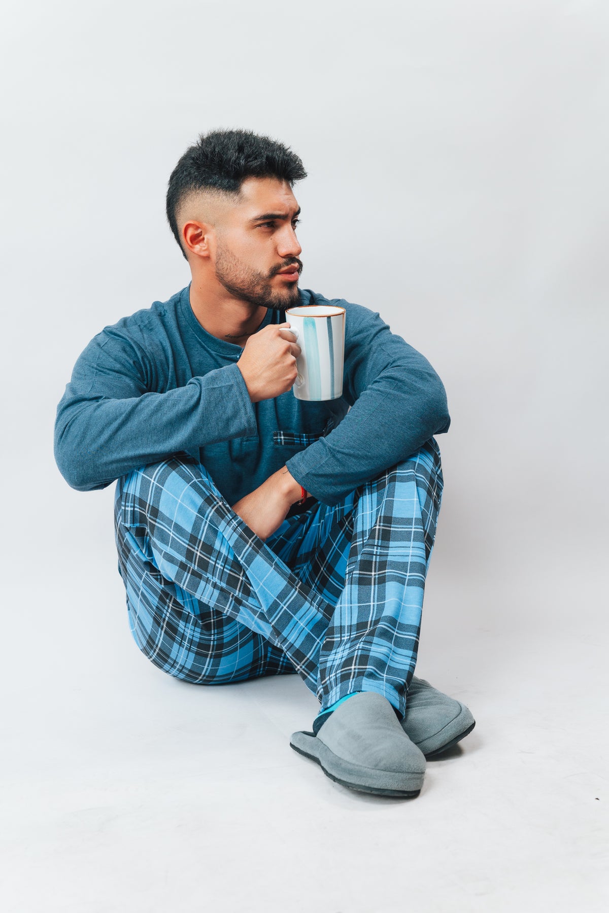 Pijama Pantalón a Cuadros Hombre