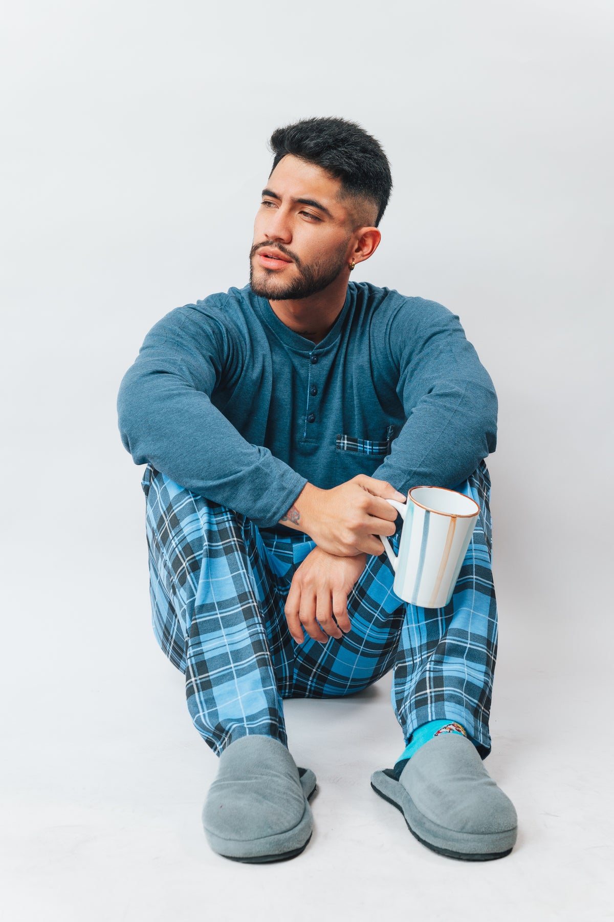 Pijama Pantalón a Cuadros Hombre