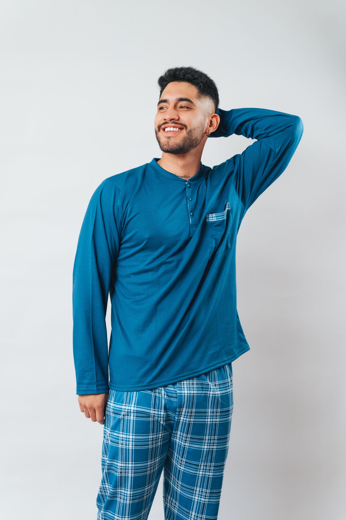 Pijama Pantalón a Cuadros Hombre