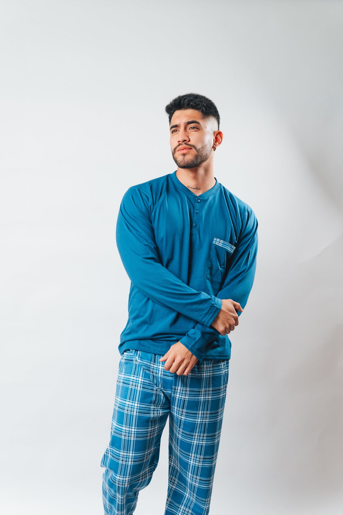 Pijama Pantalón a Cuadros Hombre