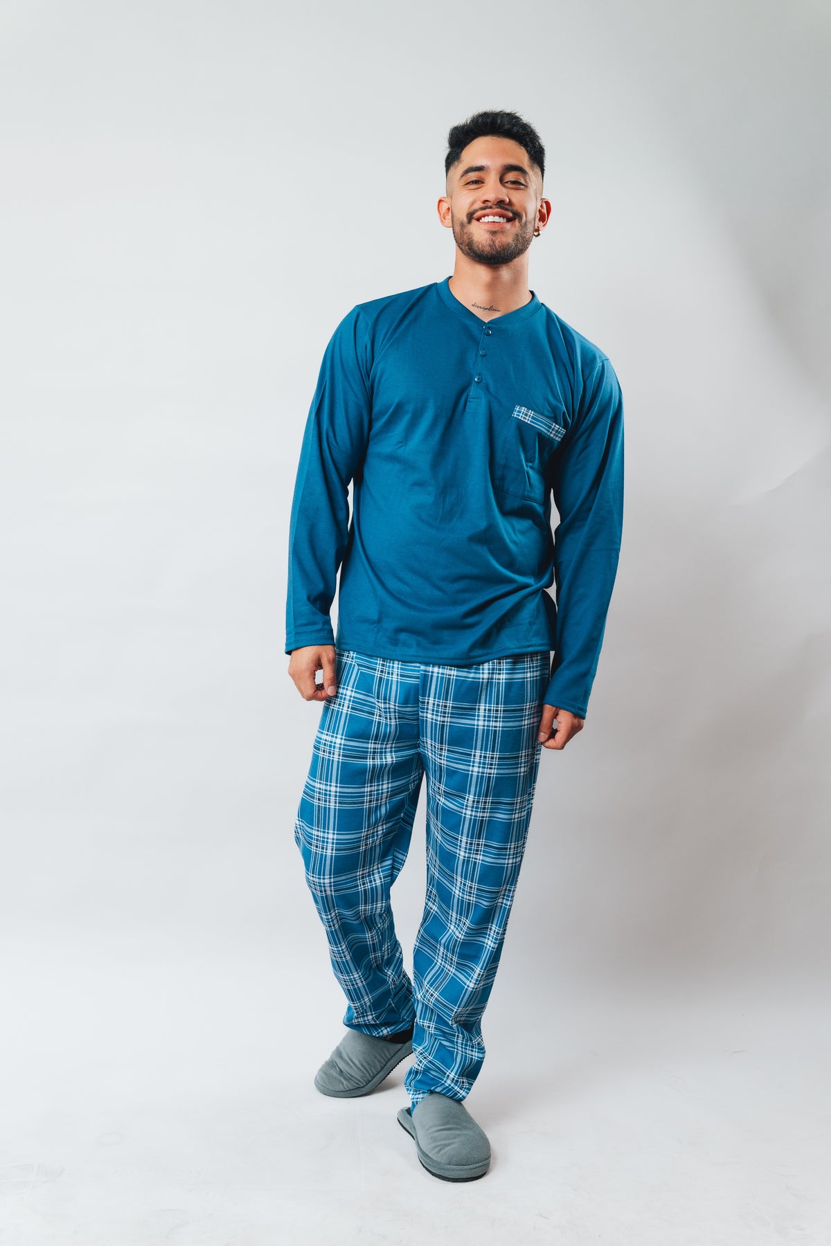 Pijama Pantalón a Cuadros Hombre