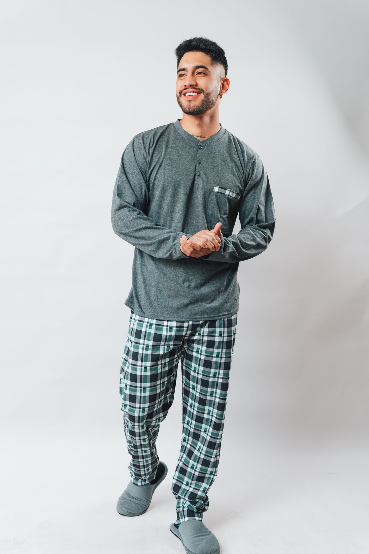 Pijama Pantalón a Cuadros Hombre