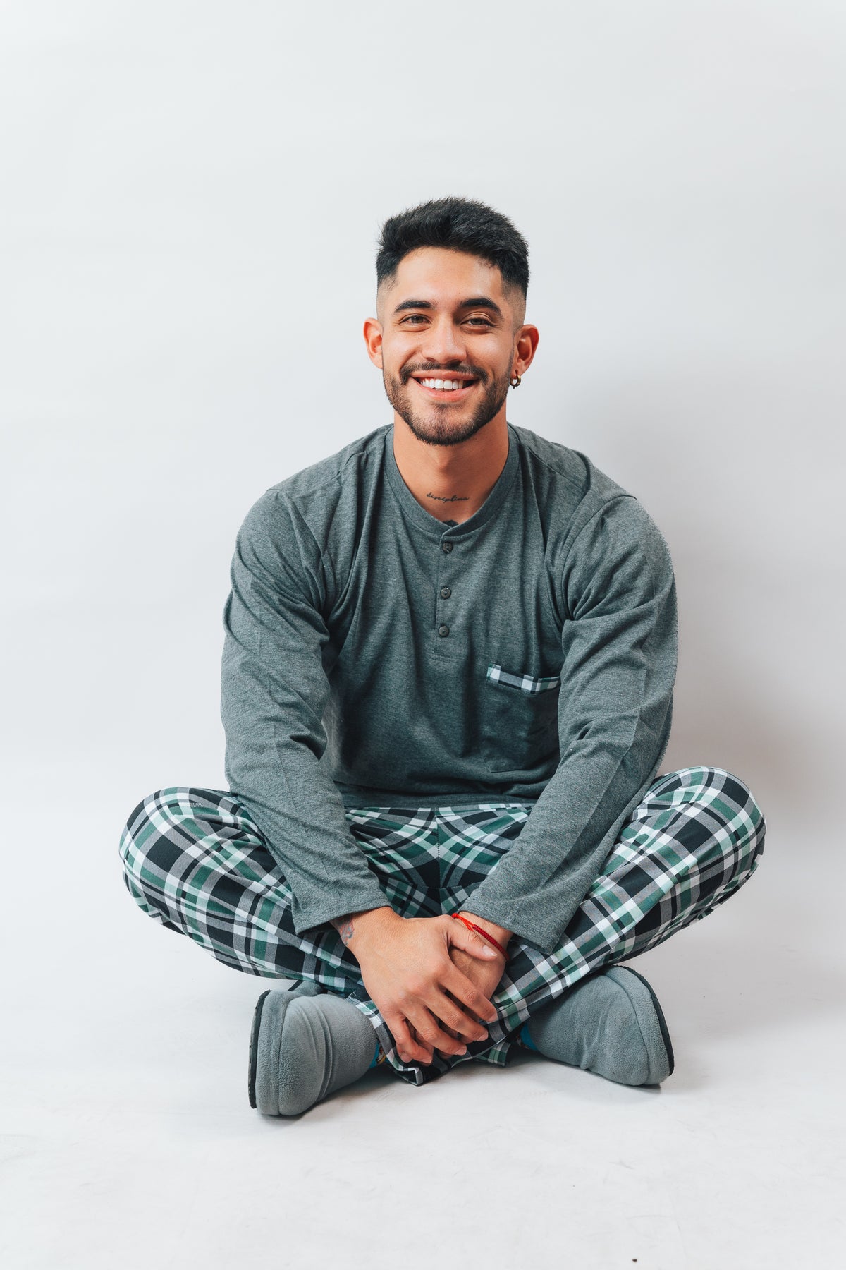 Pijama Pantalón a Cuadros Hombre
