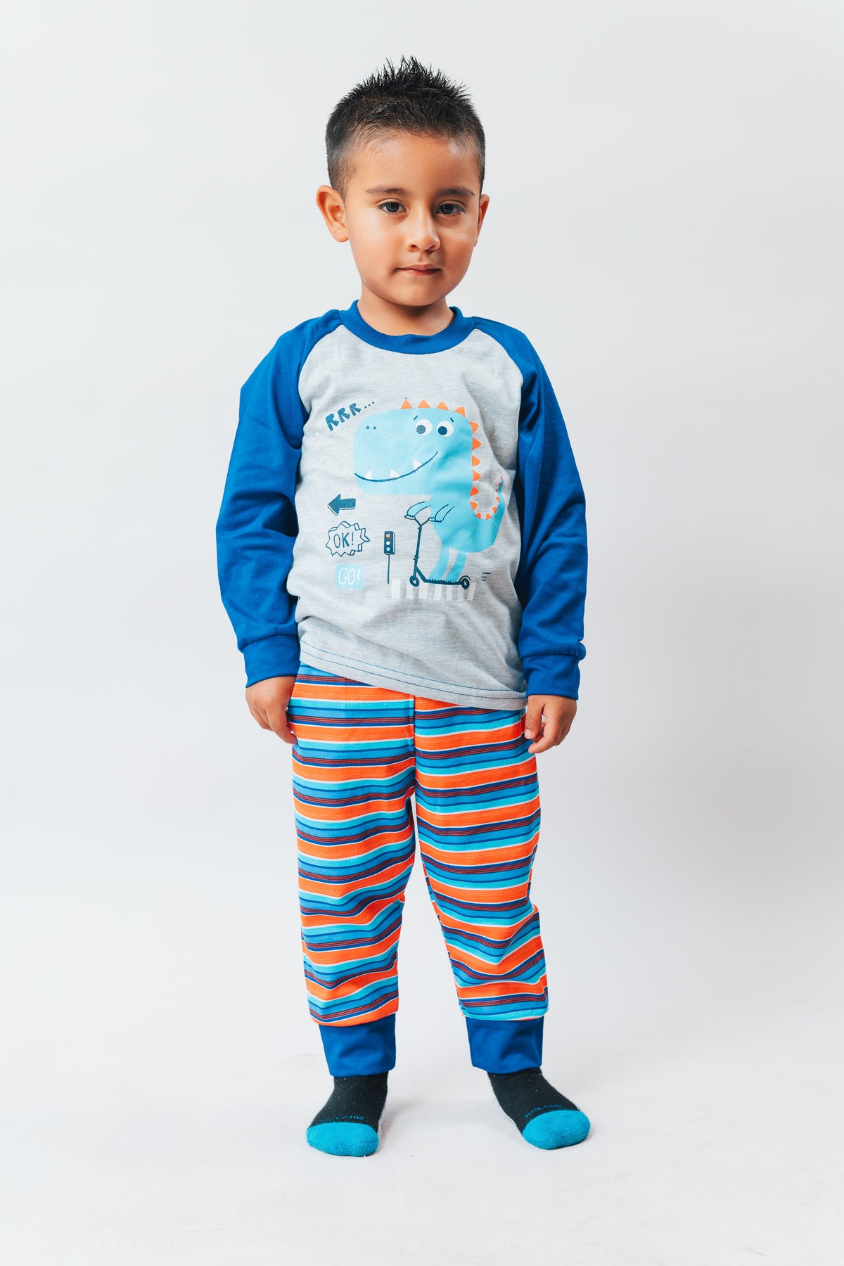 Pijama a Rayas Dino