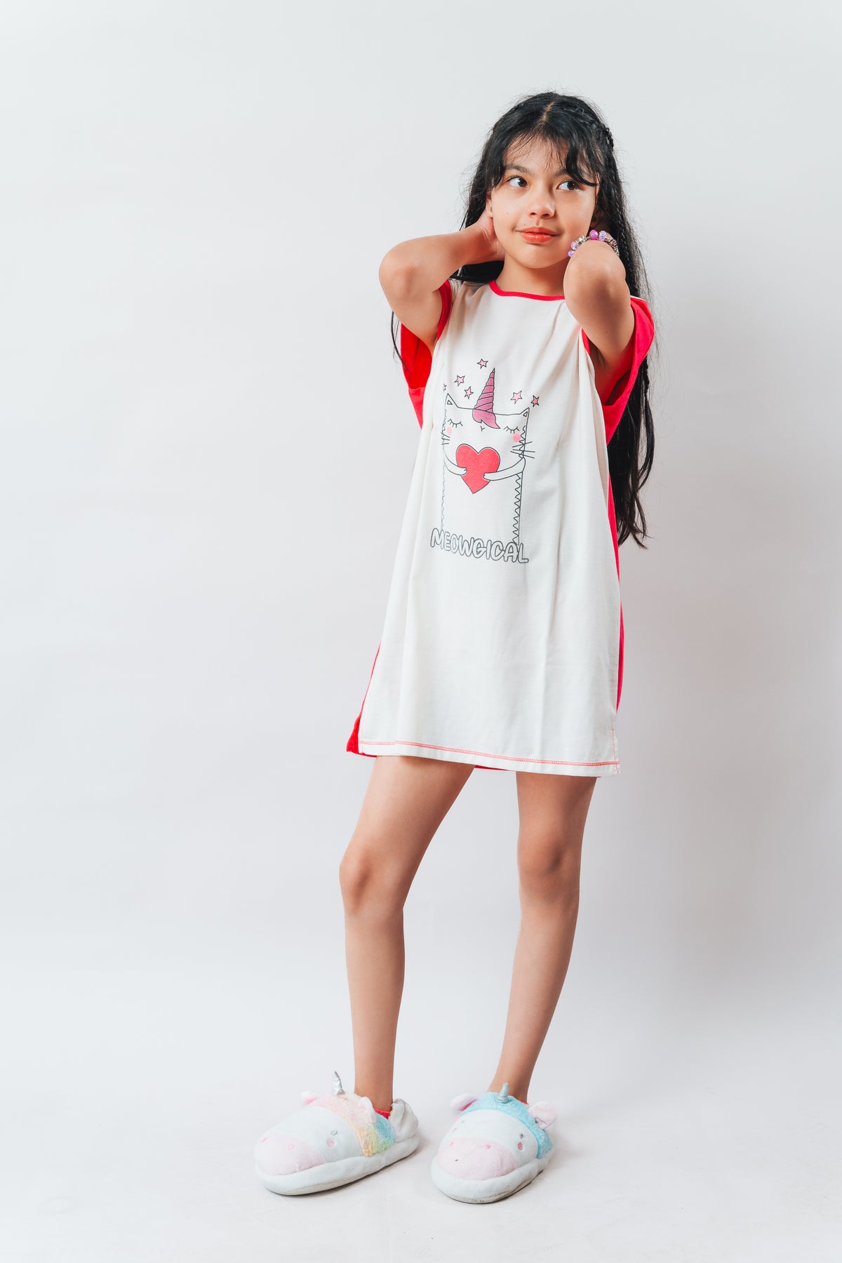 Bata Manga Corta Niña