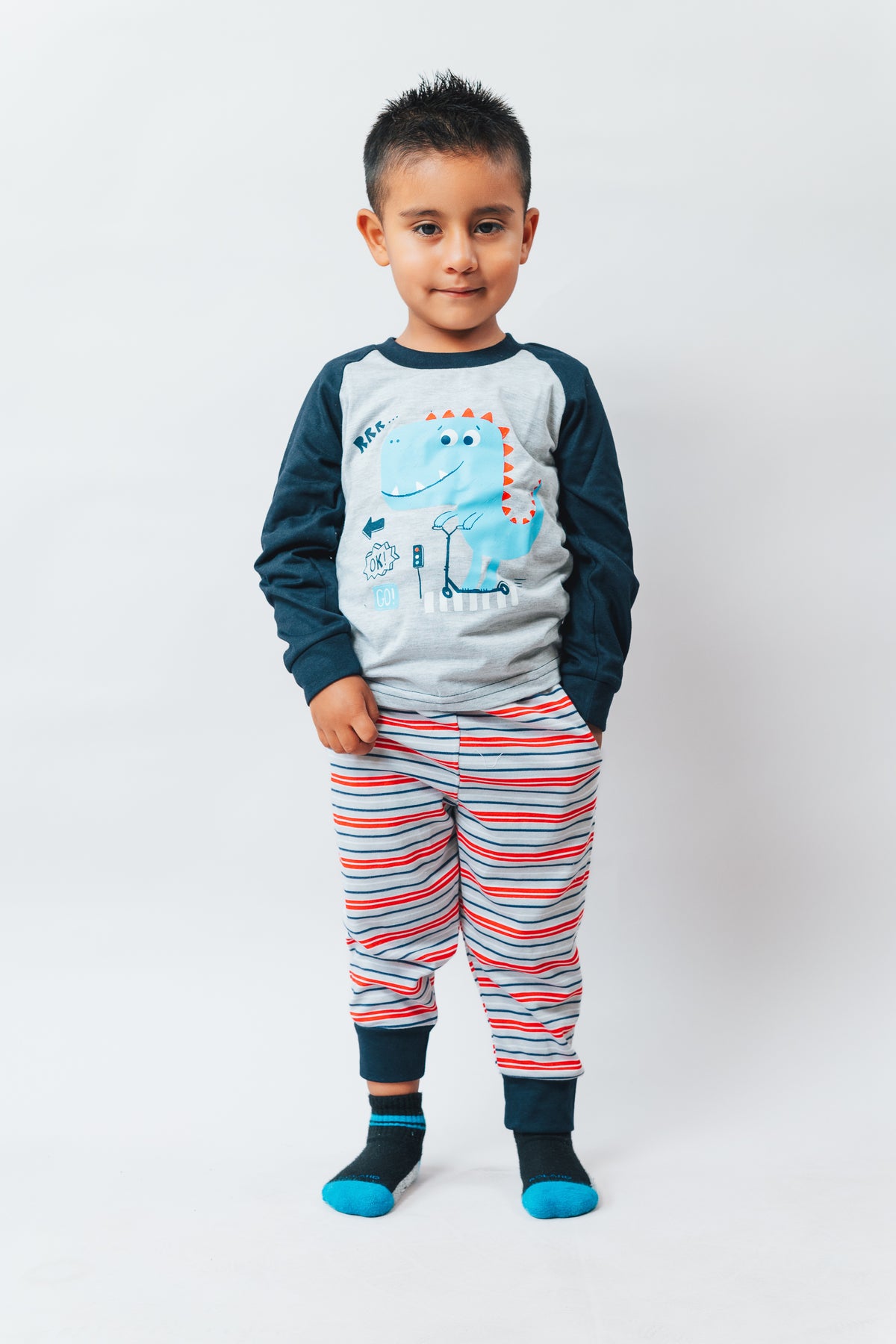 Pijama a Rayas Dino