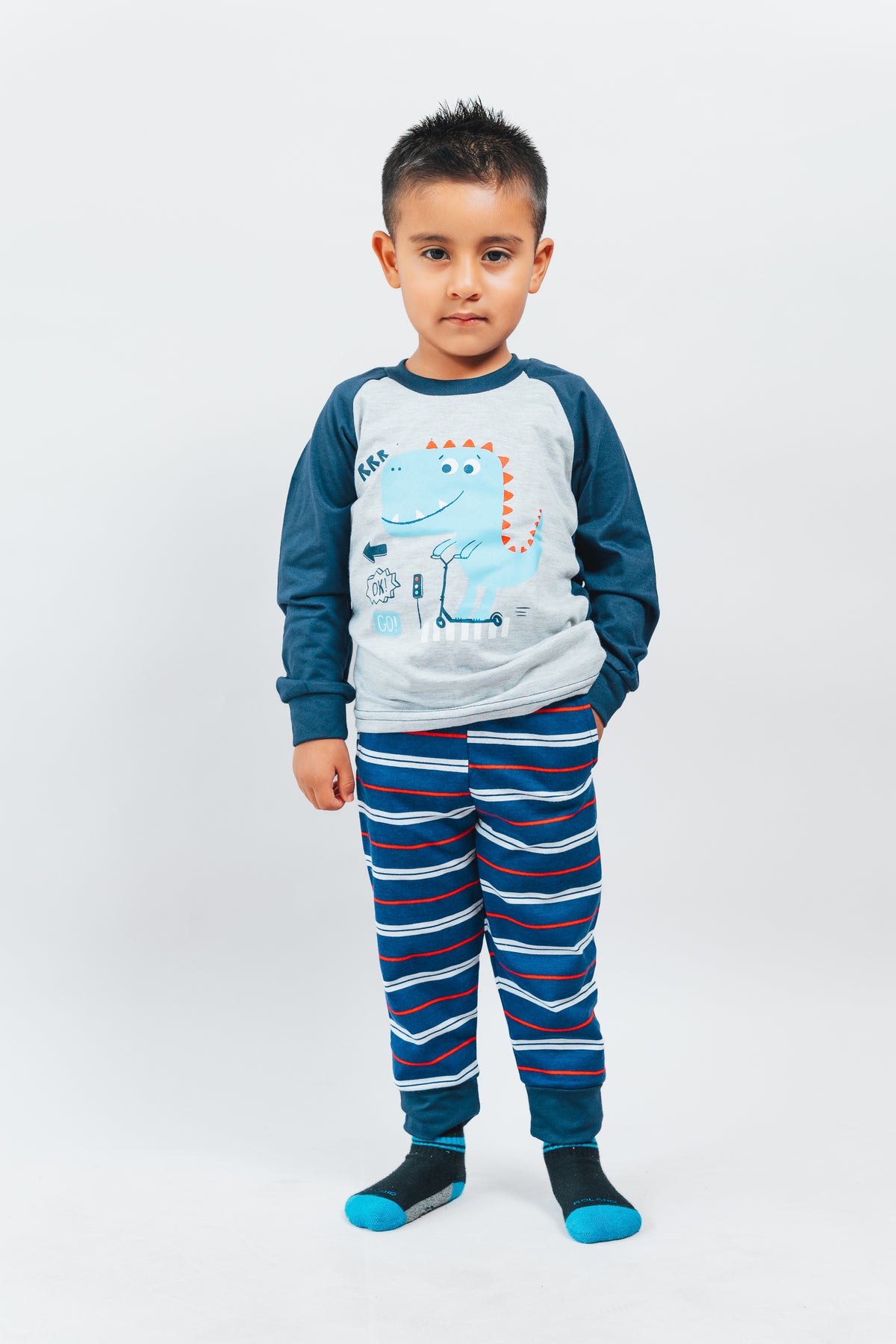 Pijama a Rayas Dino