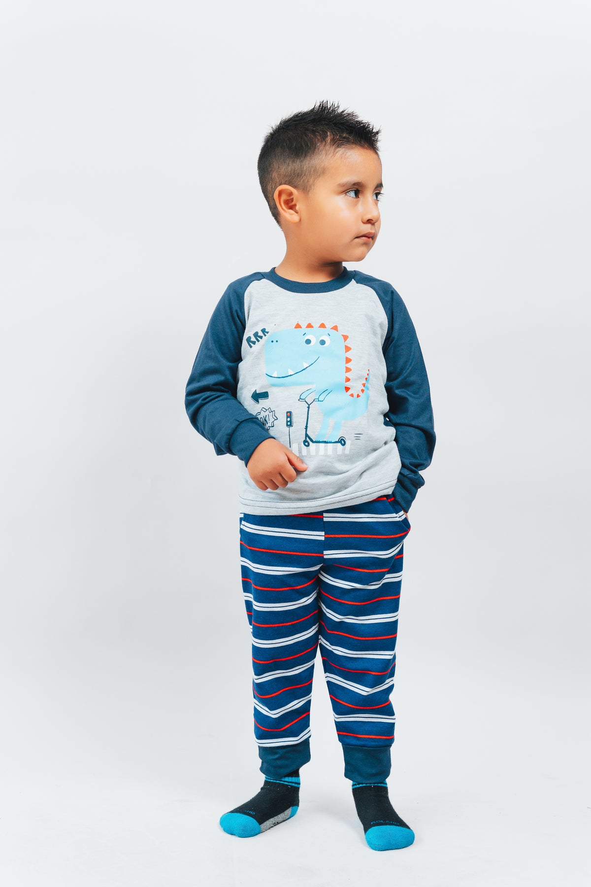 Pijama a Rayas Dino