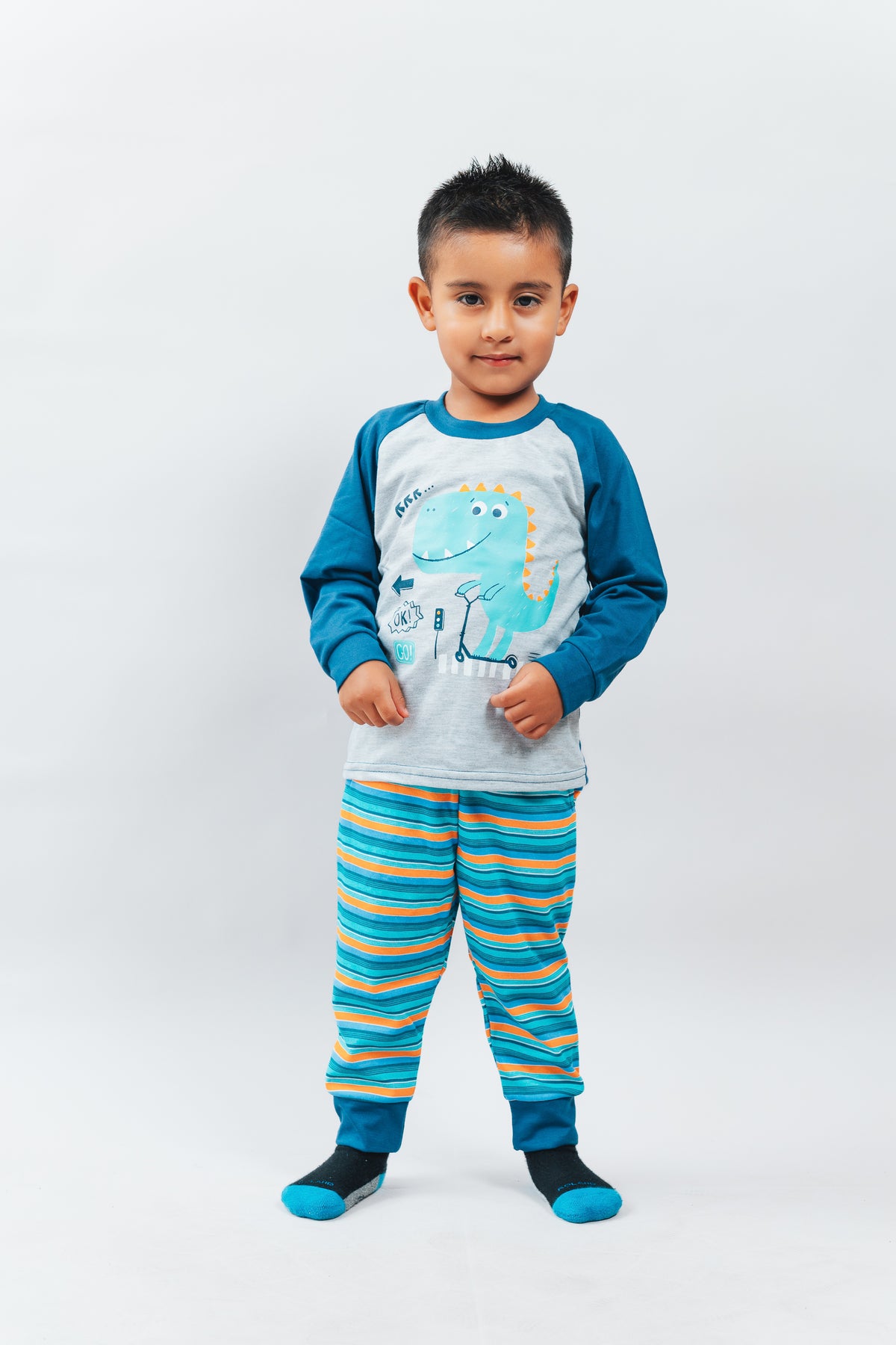 Pijama a Rayas Dino