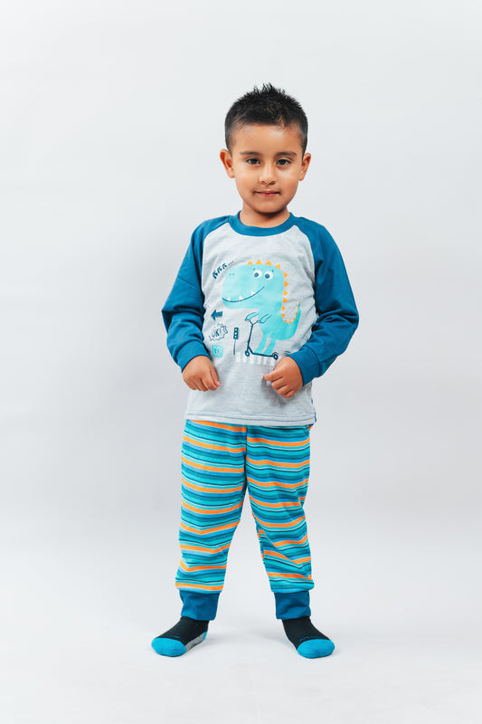 Pijama a Rayas Dino