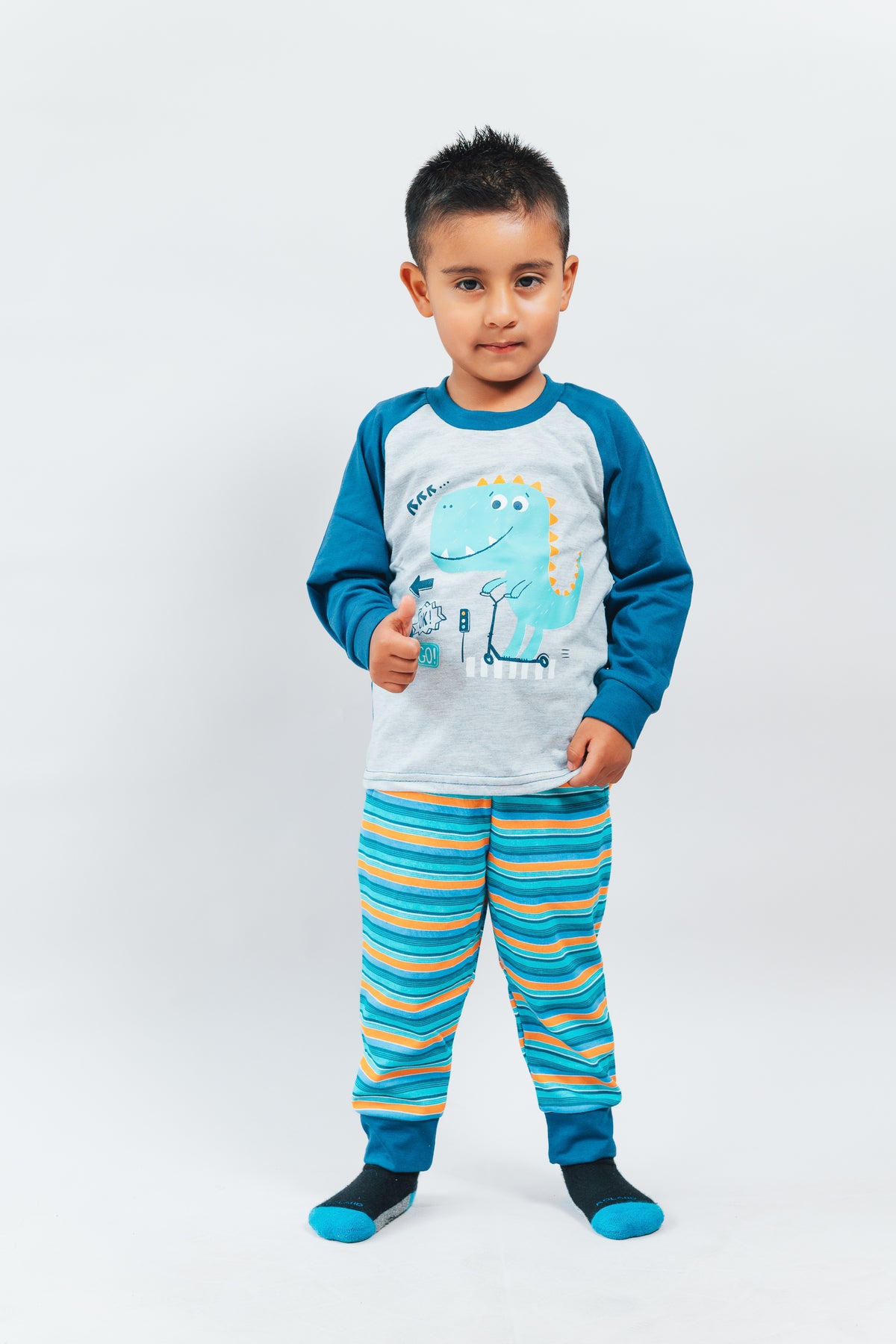 Pijama a Rayas Dino
