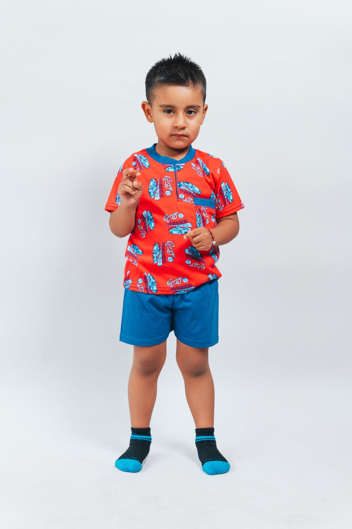 Pijama Camiseta + Short Niño Estampado